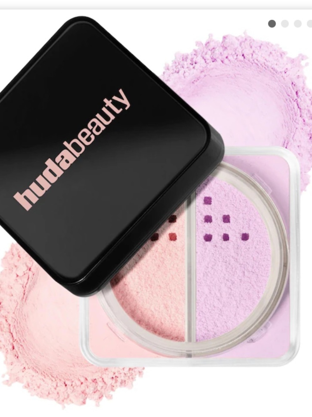 NEW HUDA BEAUTY Cherry Lilac Dual-Tone Setting Powder — cherry & Lilac